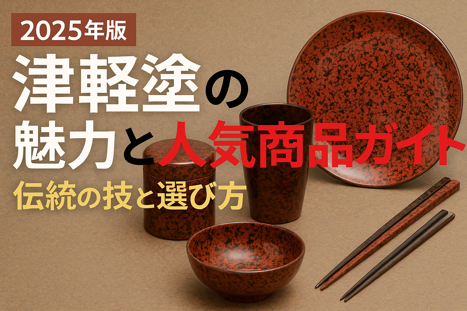 【2025年版】津軽塗の魅力と人気商品ガイド！伝統の技と選び方