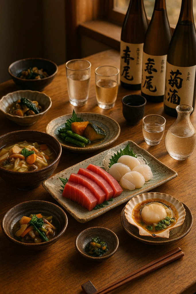 青森の郷土料理と地酒のマリアージ