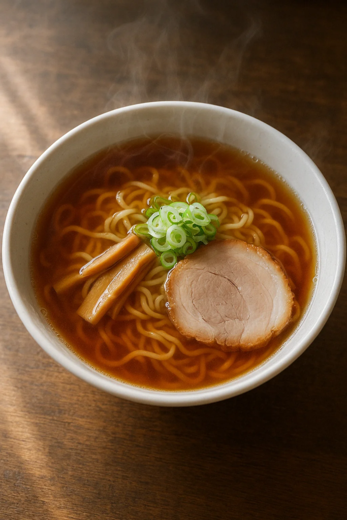 津軽煮干しラーメンの美しい一杯