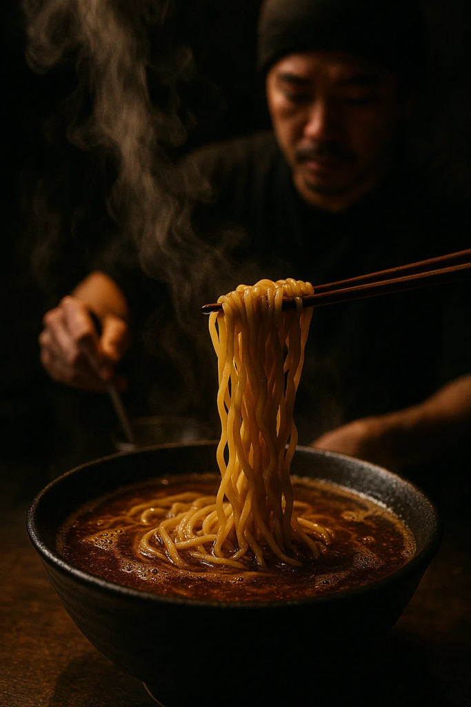 濃厚鬼煮干しラーメンのインパクト