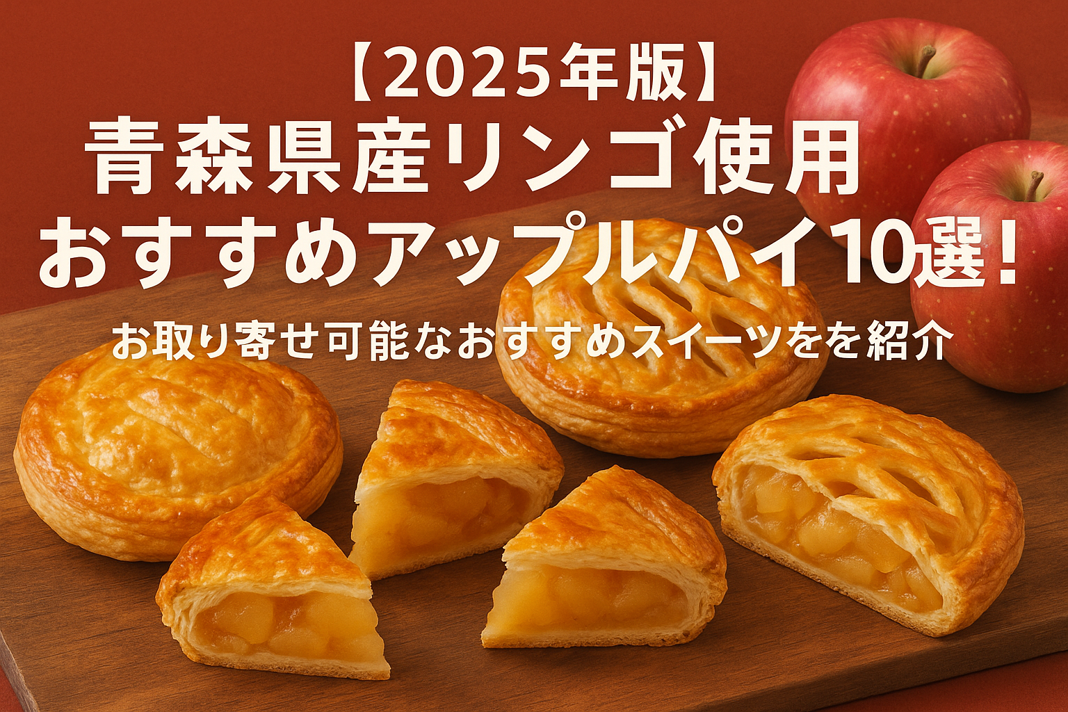 【2025年版】青森県産リンゴ使用-おすすめアップルパイ10選！お取り寄せ可能なおすすめスイーツ