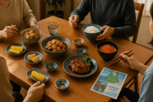 青森の伝統と革新が融合した食卓風景