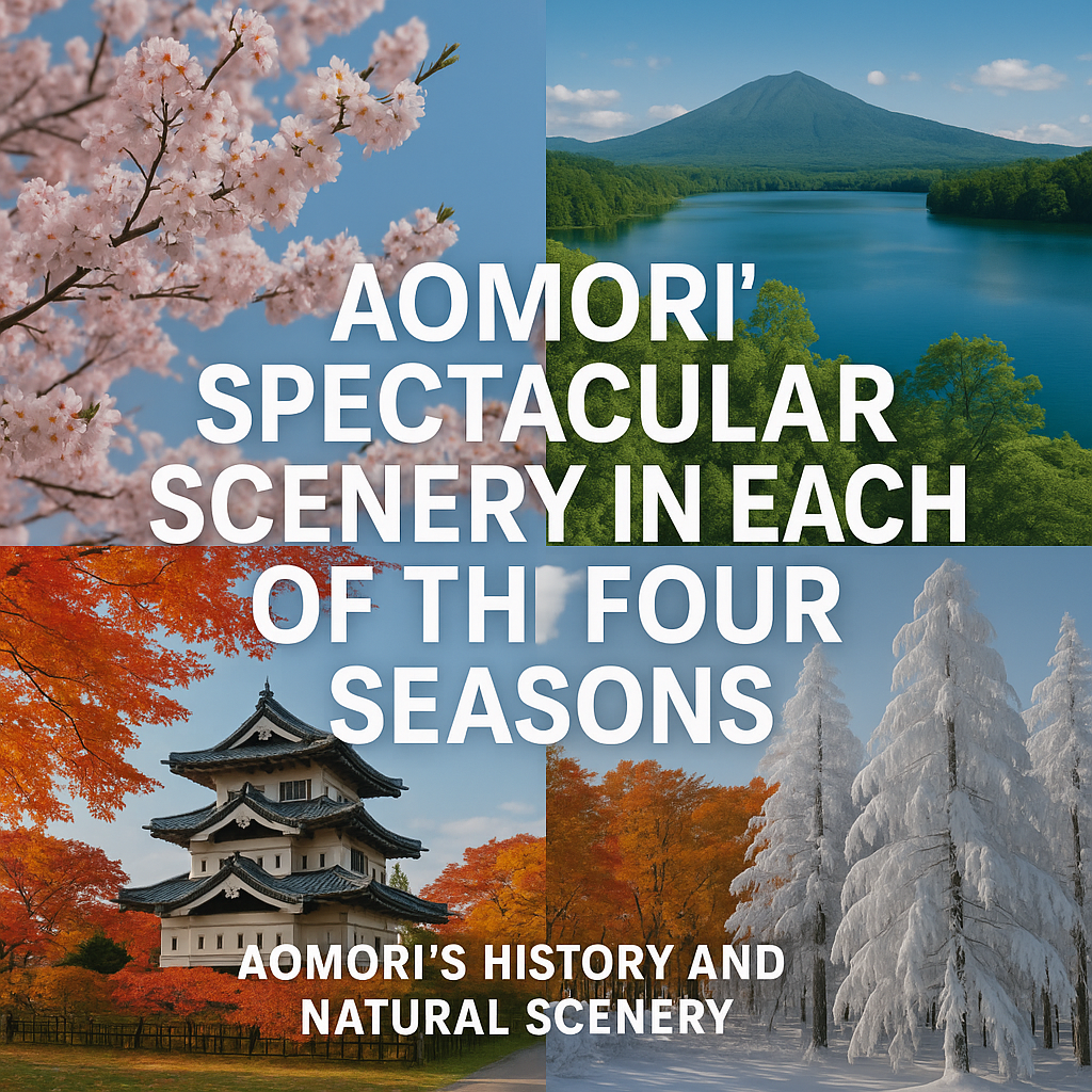 Aomori's spectacular scenery in each of the four seasons - Aomori's history and natural scenery