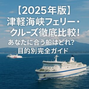 【2025年版】津軽海峡フェリー・クルーズ徹底比較！あなたに合う船はどれ？目的別完全ガイド