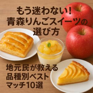 もう迷わない！青森りんごスイーツの選び方｜地元民が教える品種別ベストマッチ10選
