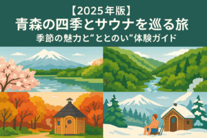 【2025年版】青森の四季とサウナを巡る旅：季節の魅力と"ととのい"体験ガイド