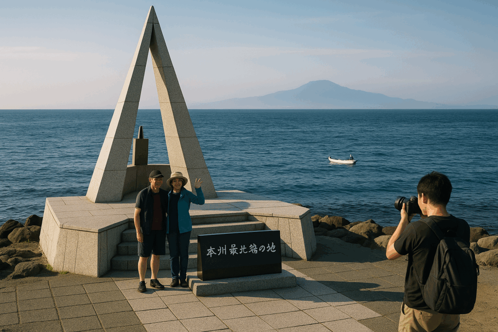 本州最北端の象徴的風景と大間マグロの文化