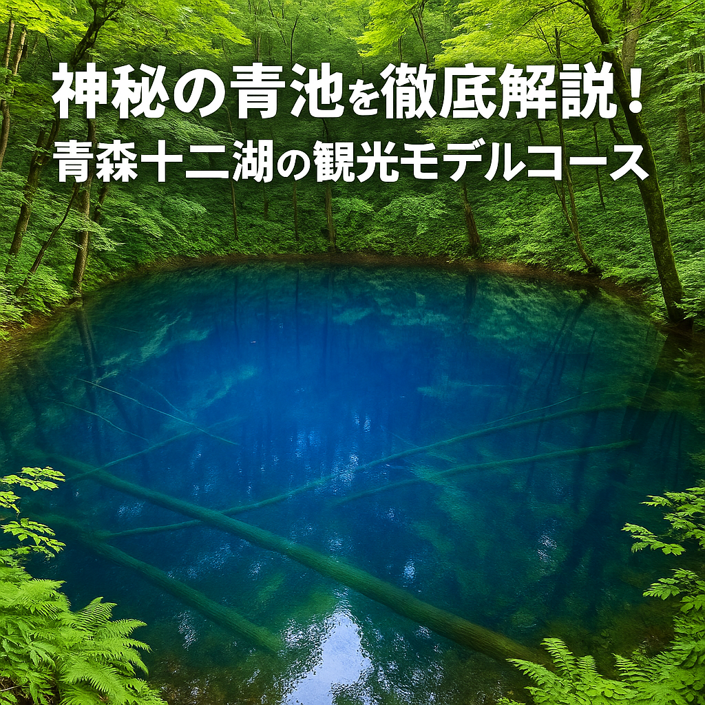 神秘の青池を徹底解説！青森十二湖の観光モデルコース