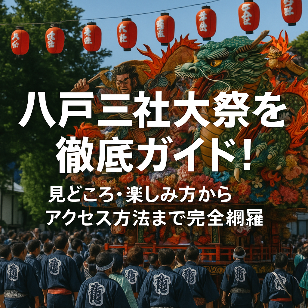 八戸三社大祭を徹底ガイド！見どころ・楽しみ方からアクセス方法まで完全網羅