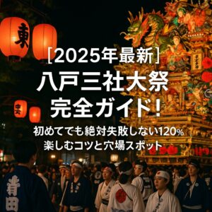 【2025年最新】八戸三社大祭完全ガイド！初めてでも絶対失敗しない120%楽しむコツと穴場スポット