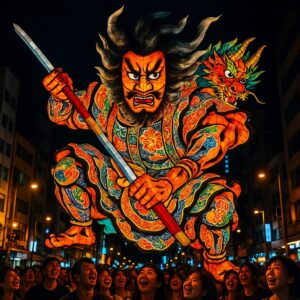 青森ねぶた祭りの幻想