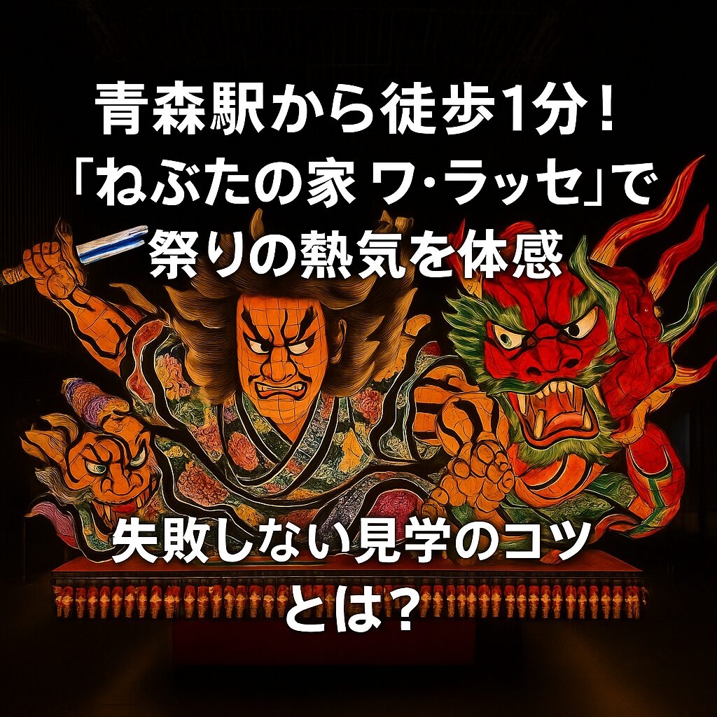 青森駅から徒歩1分！「ねぶたの家 ワ・ラッセ」で祭りの熱気を体感｜失敗しない見学のコツとは？