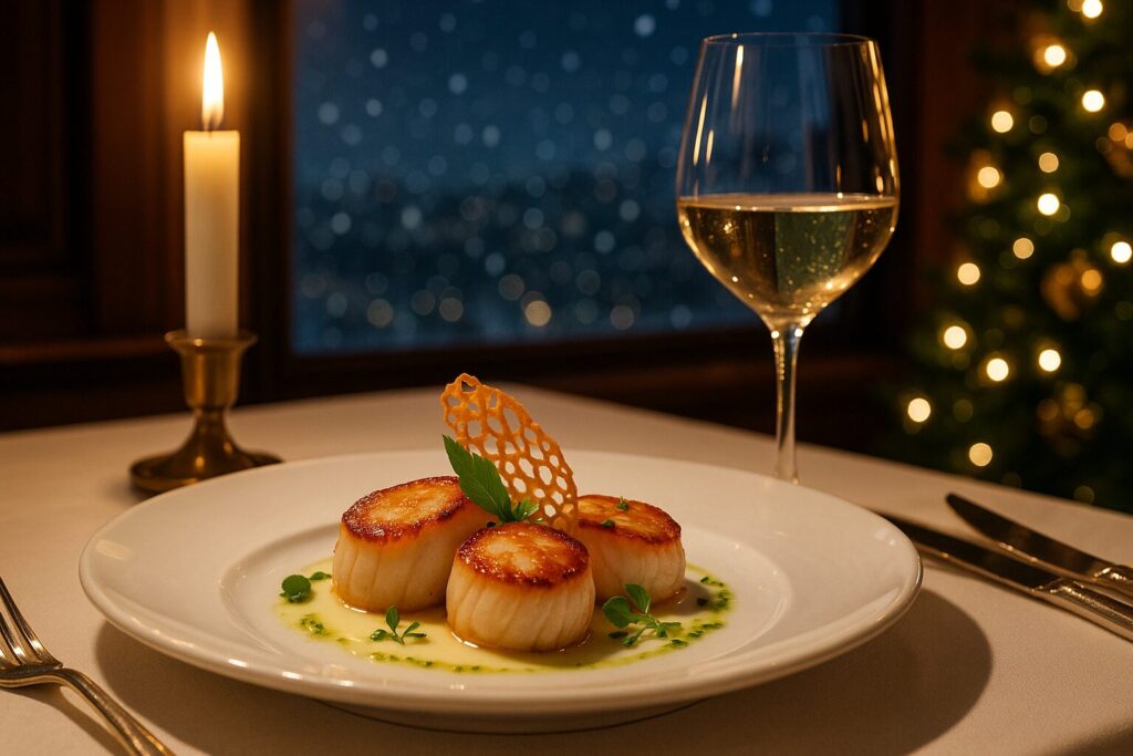 青森 クリスマスディナー フレンチ ホタテ