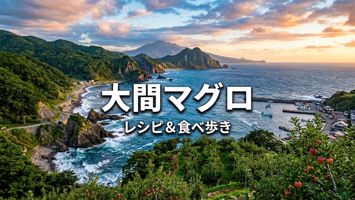 大間マグロの刺身と料理