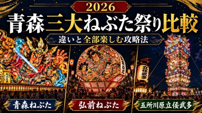 青森三大ねぶた祭り比較