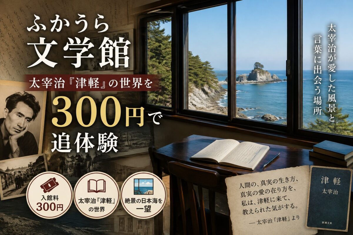 ふかうら文学館｜太宰治『津軽』の世界を300円で追体験