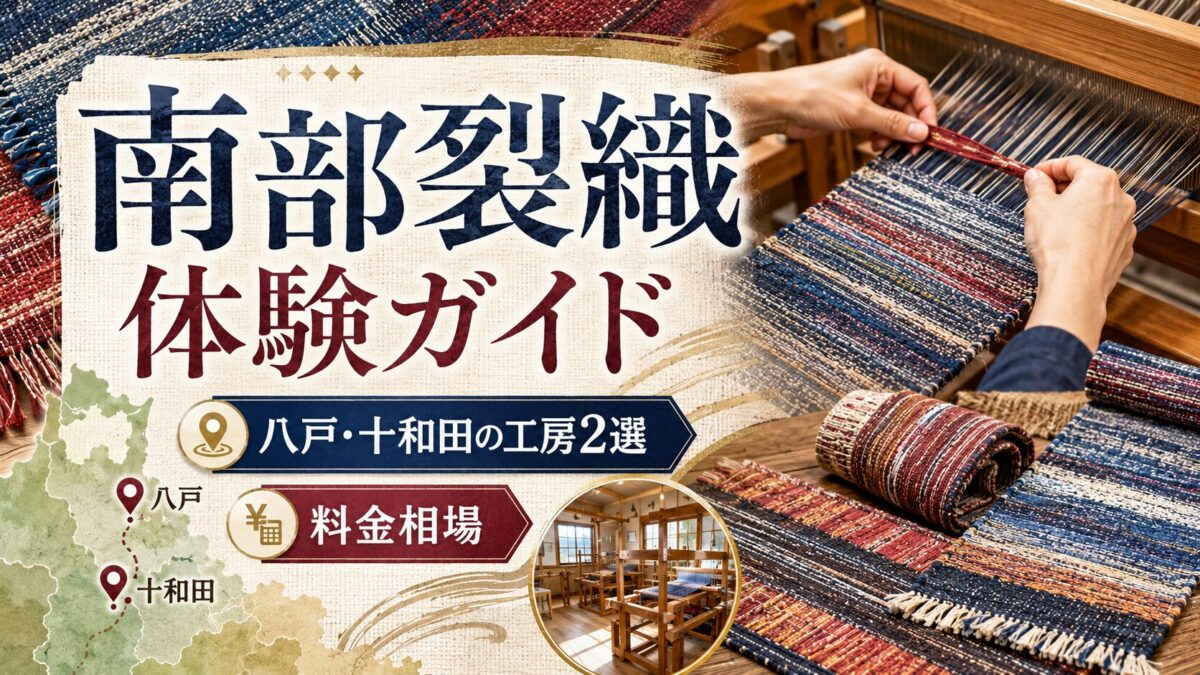 南部裂織体験ガイド｜八戸・十和田の工房2選と料金相場